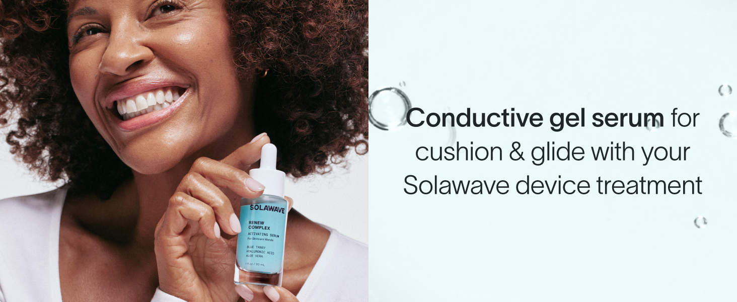 Solawave Renew Complex Serum Skincare Vegan Clean Blue Tansy