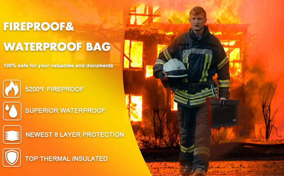 fireproof waterproof bag