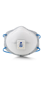 3M Particulate Respirator 8577, P95, with Nuisance Level Organic Vapor Relief