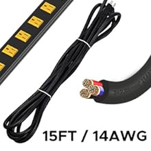 15 FT long heavy duty cord