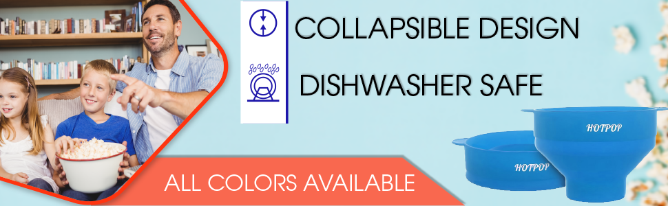 collapsible design dishwasher safe