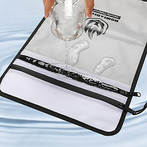 important document holder small fireproof safe fire box safe emergency water pouches fireproof bags