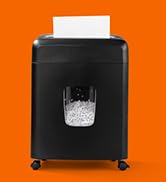 Amazon Basics 12-Sheet Micro Cut Paper Shredder and Credit Card CD Shredder with 6 Gallon Bin