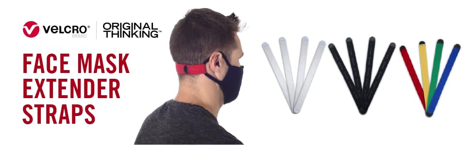 VELCRO Brand Face Mask Extender Straps