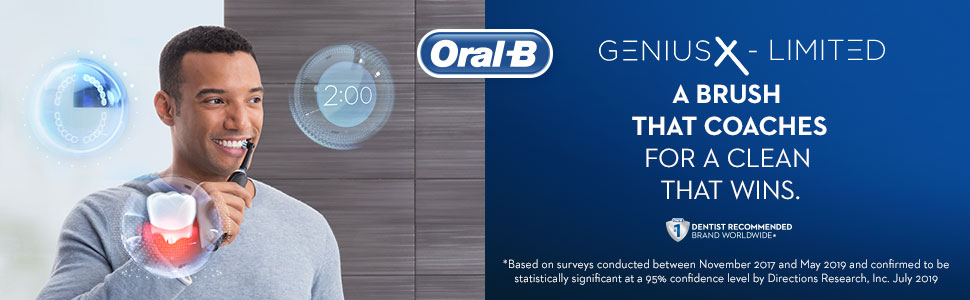 Oral-B Genius X-Limited a brush that coaches for a clean that wins