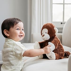 clappy monkey clappy monkey animated plush stuffed animal baby infant toys gift gund
