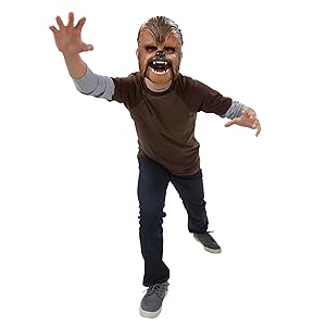 Chewbacca mask;Star wars wookiee; star wars chewbacca mask;Mom;best toy chewie roleplay dress up