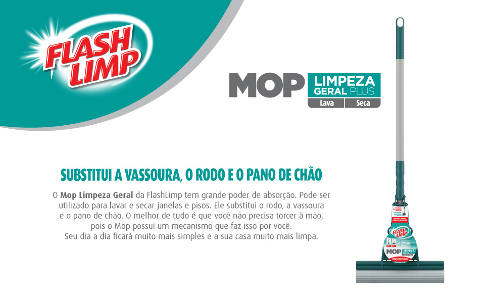 mop limpeza geral; rodinho; flashlimp; mop plus; sekito.