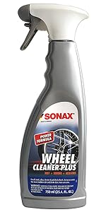 sonax wheel cleaner plus brake dust detailing