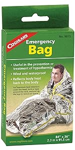 survival, poncho, blanket, aluminized, thermal, heat, retention, hypothermia, windproof, waterproof