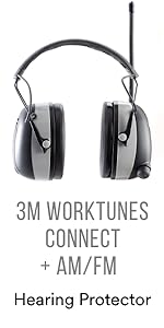 3M WorkTunes Connect + AM/FM Hearing Protector