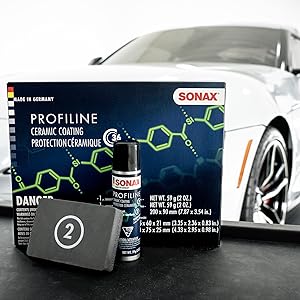 sonax ceramic car vehicle coating protectant 