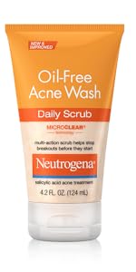 Neutrogena Oil-Free Acne Wash Daily Scrub, 4.2 Fl. Oz