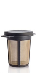 Tea, Pour Over, Coffee, Filter, Stainless Steel, Basket, Floating, Infuser, Mesh, Strainer, Brew