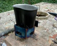 Firebox with cup