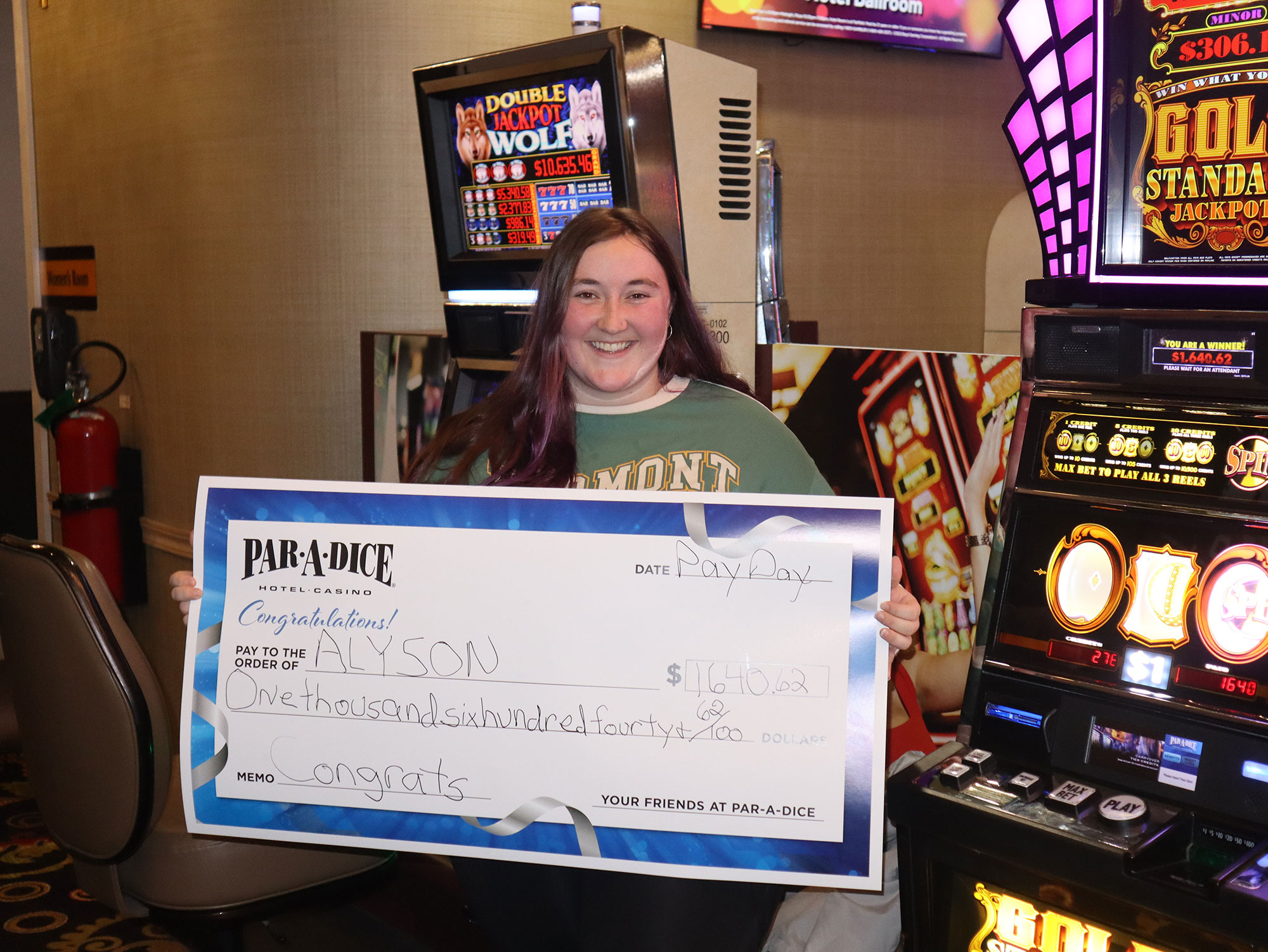 Alyson P. $1,640 Winner