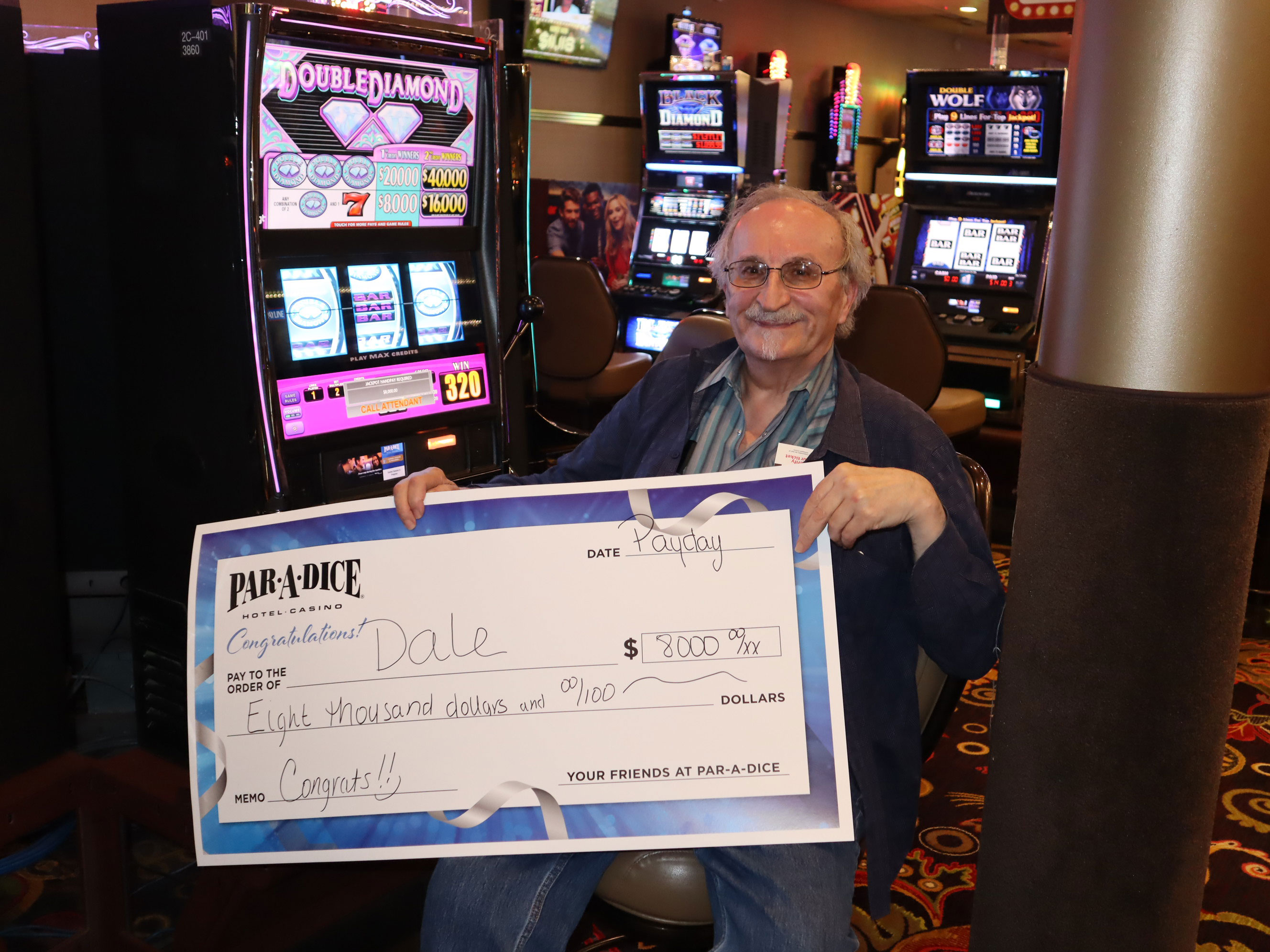 Dale F - $8,000 Winner