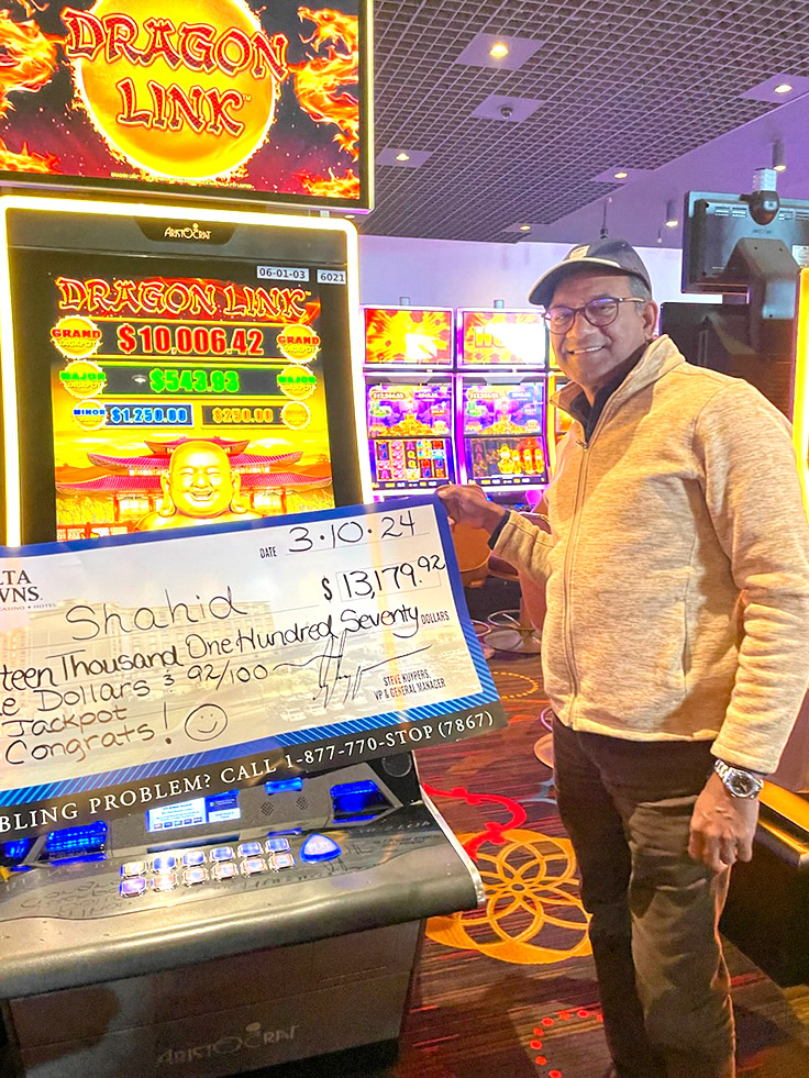 WInner Shahid M - $13,179