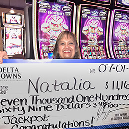 Natalie - Winner at Delta Downs