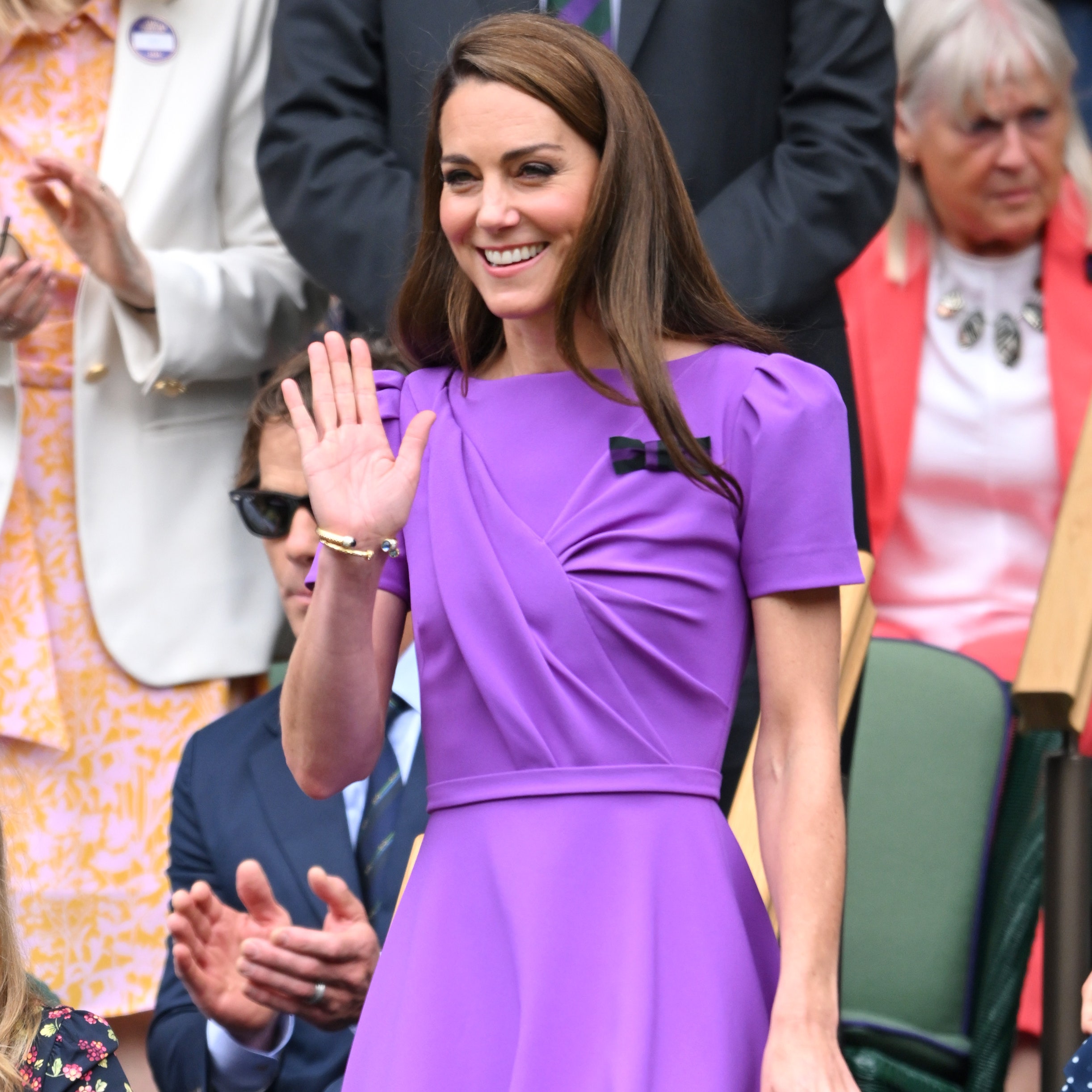 Kate Middleton, il look del ritorno a Wimbledon della principessa ha la freschezza del lillà (e tutti i look del weekend)