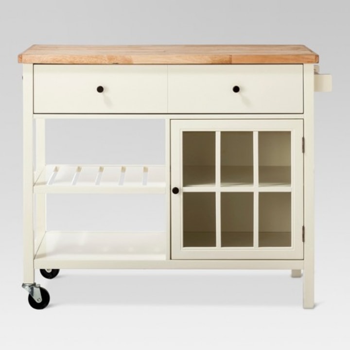 Windham Wood Top Kitchen Island