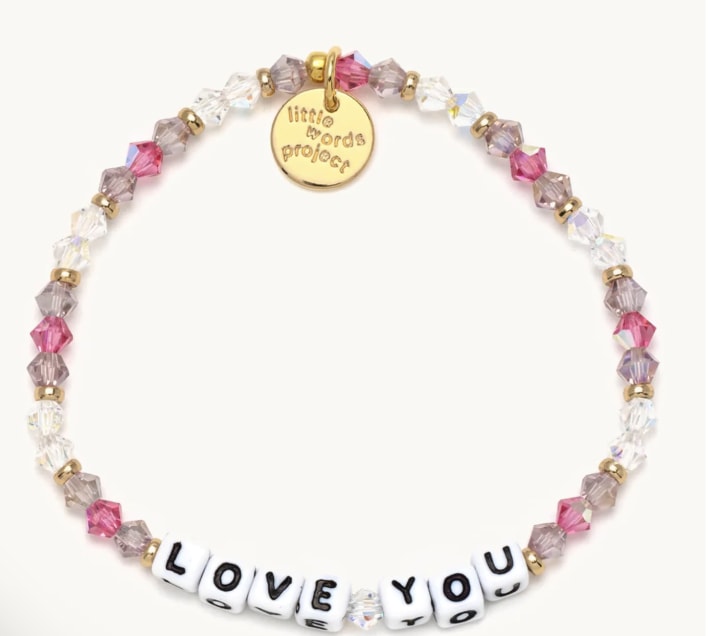 "Love You" Beaded Bracelet