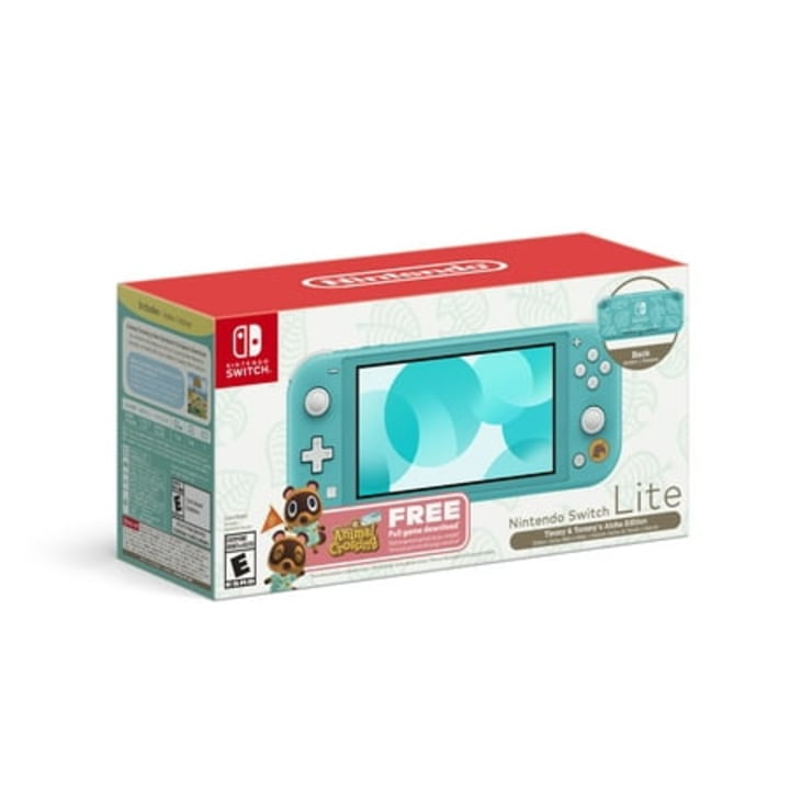 Switch Lite (Timmy & Tommy’s Aloha Edition) Animal Crossing Bundle