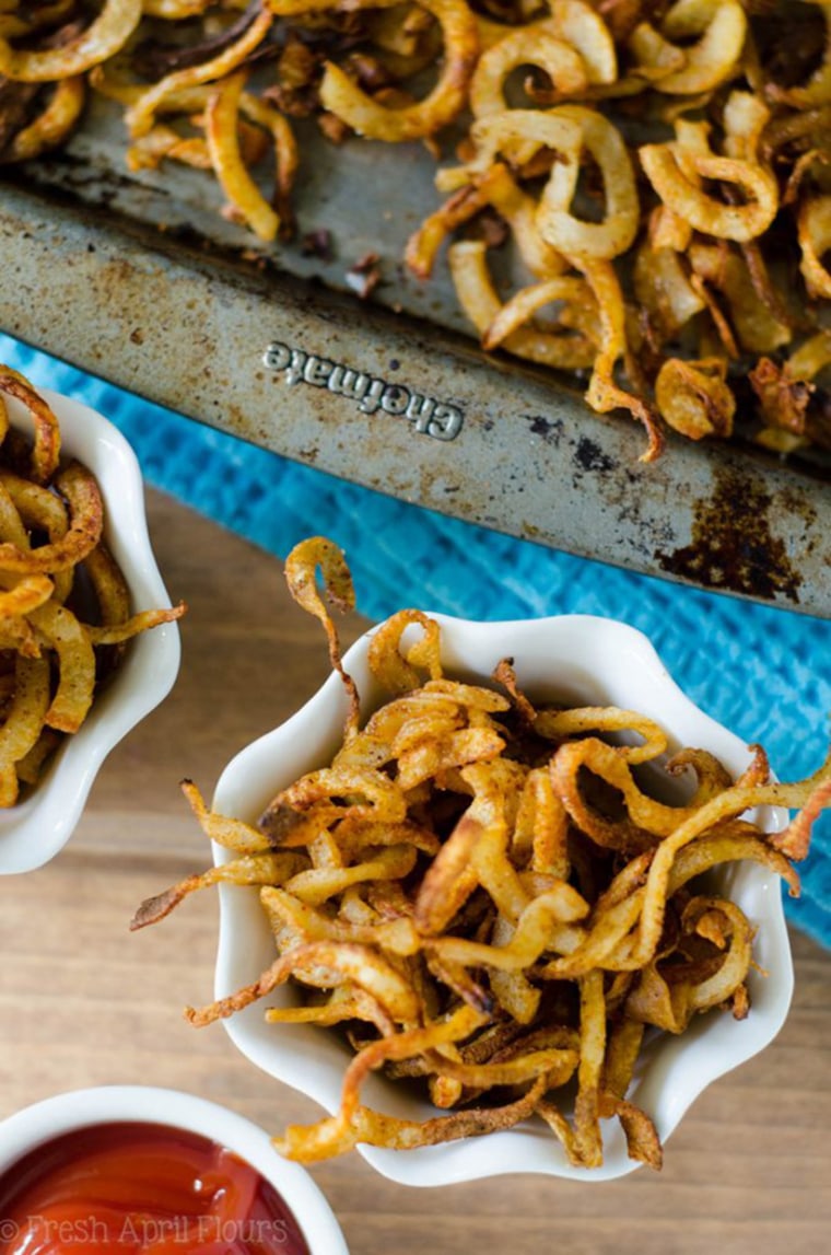 Image: Oven baked curly fries