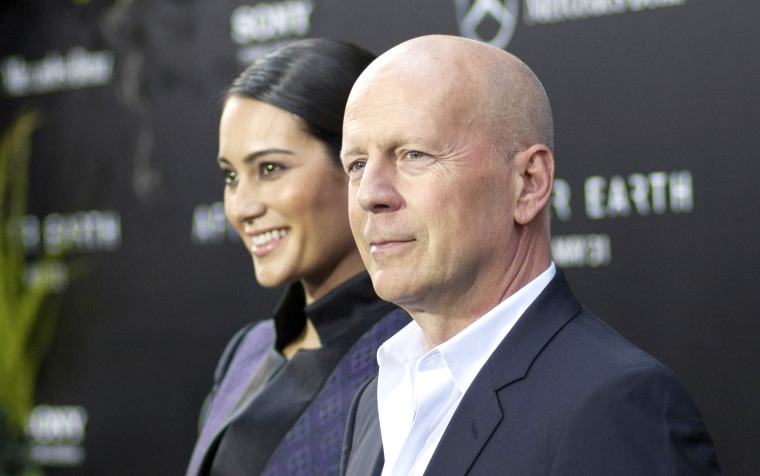 Emma Heming and Bruce Willis 