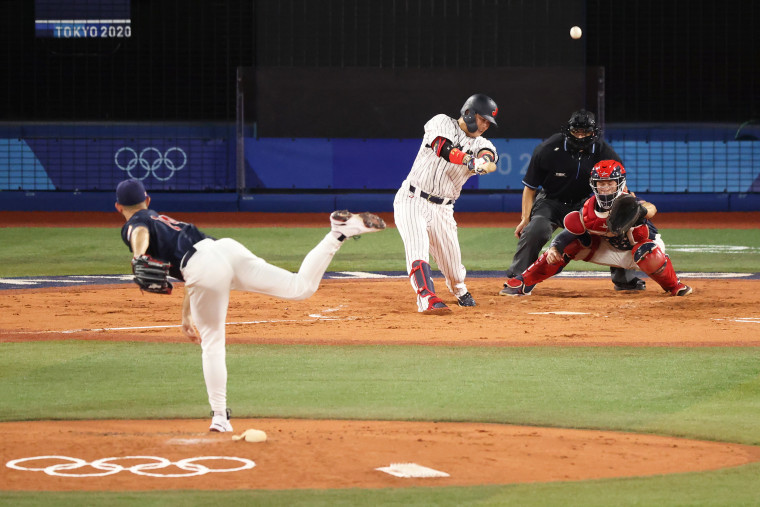 United States v Japan - Baseball Gold Medal Game - Olympics: Day 15