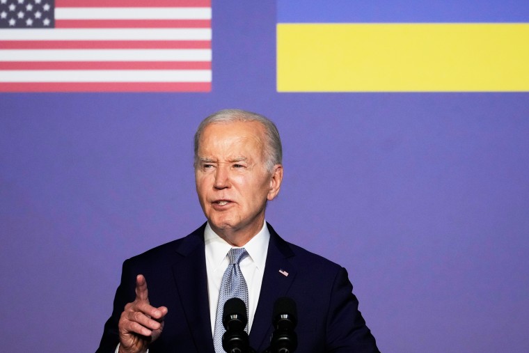 Joe Biden gives a speech