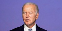 Joe Biden gives a speech