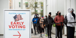 Image: Early Voting Starts In Georgia Ahead Of Senate Runoff Elections