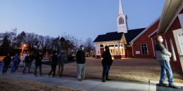 Image: U.S. Senate run-off election, in Marietta, Georgia