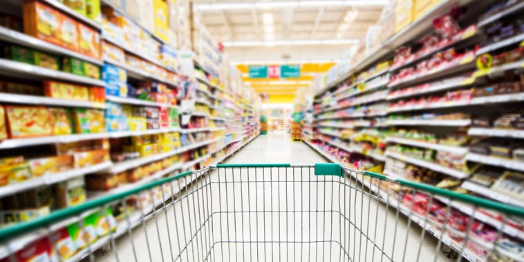 A supermarket aisle