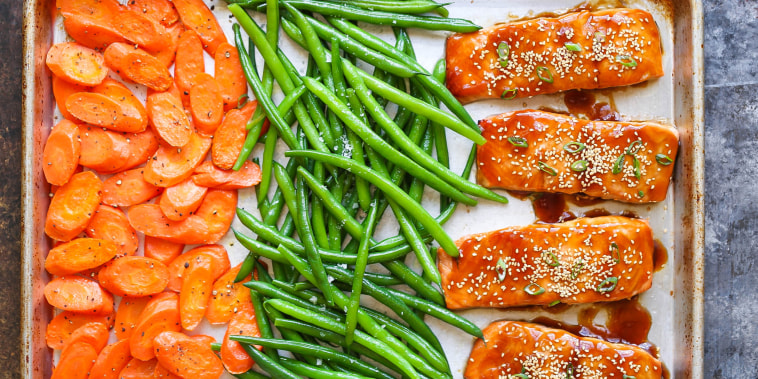 Chungah Rhee's Sheet-Pan Teriyaki Salmon.