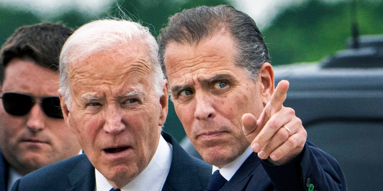 Joe Biden and Hunter Biden.