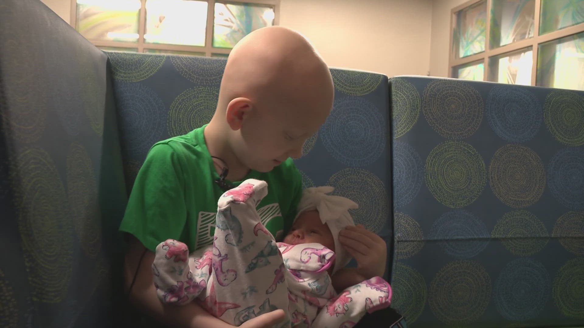 While undergoing chemotherapy treatment, Liam Whitworth had a secret weapon: inspiration named Zoey.