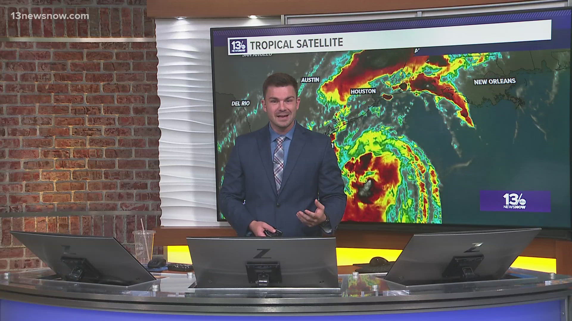 13News Now meteorologist Hunter Forst joins us with the latest on tropical storm Beryl.