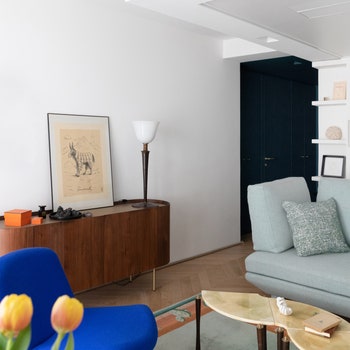 Un pequeño departamento tiene una habitación secreta en su diseño