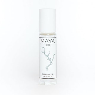 Maya Base Perfume Oil on white background