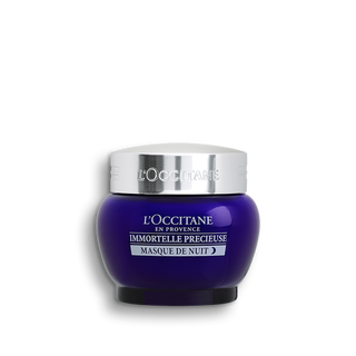 L'Occitane Immortelle Precieuse Overnight Mask on white background