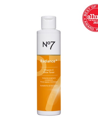 No7 Radiance Vitamin C Glow Toner on white background