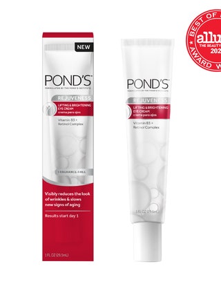 Ponds Lifting  Brightening Eye Cream on white background