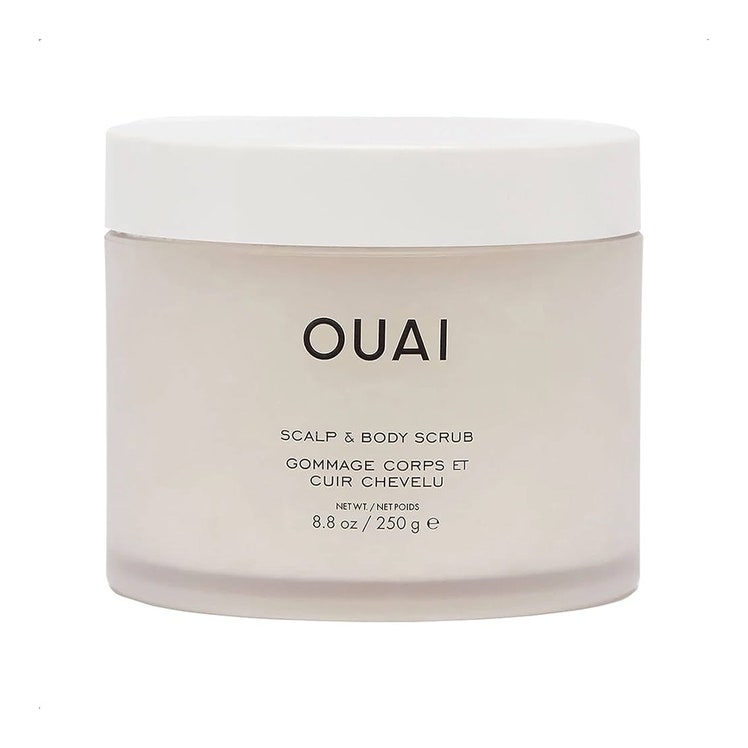 Ouai Scalp & Body Scrub on white background