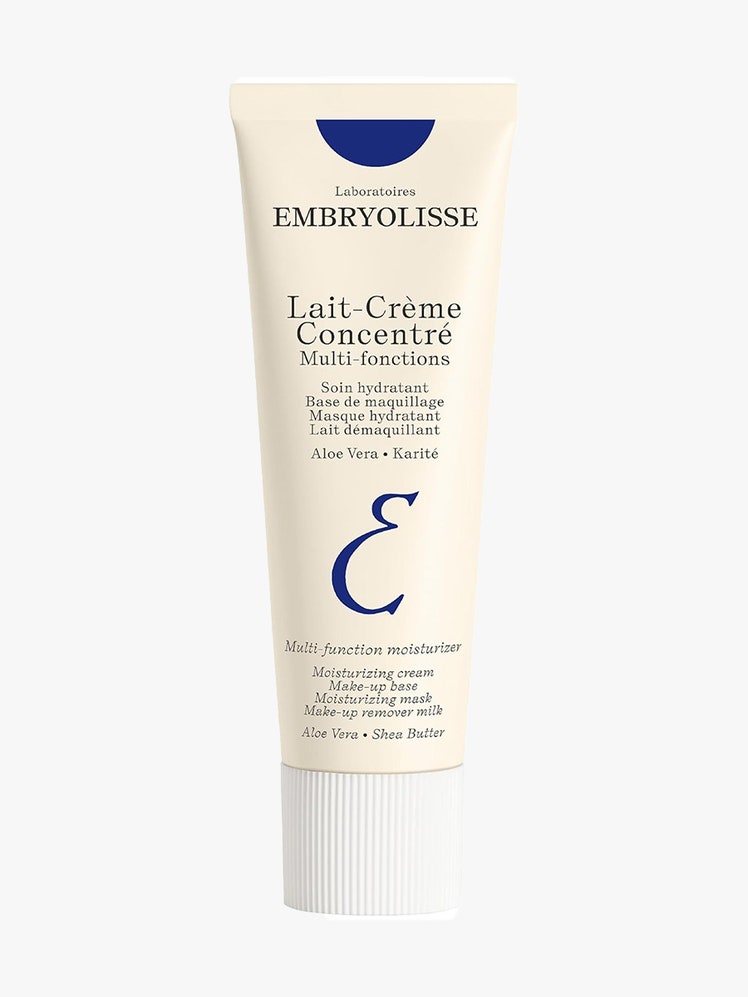 Embryolisse Lait-Crème Concentré pale yellow tube on light gray background