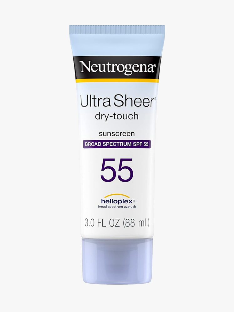 Neutrogena Ultra Sheer Dry-Touch Sunscreen SPF 55 in tube packaging