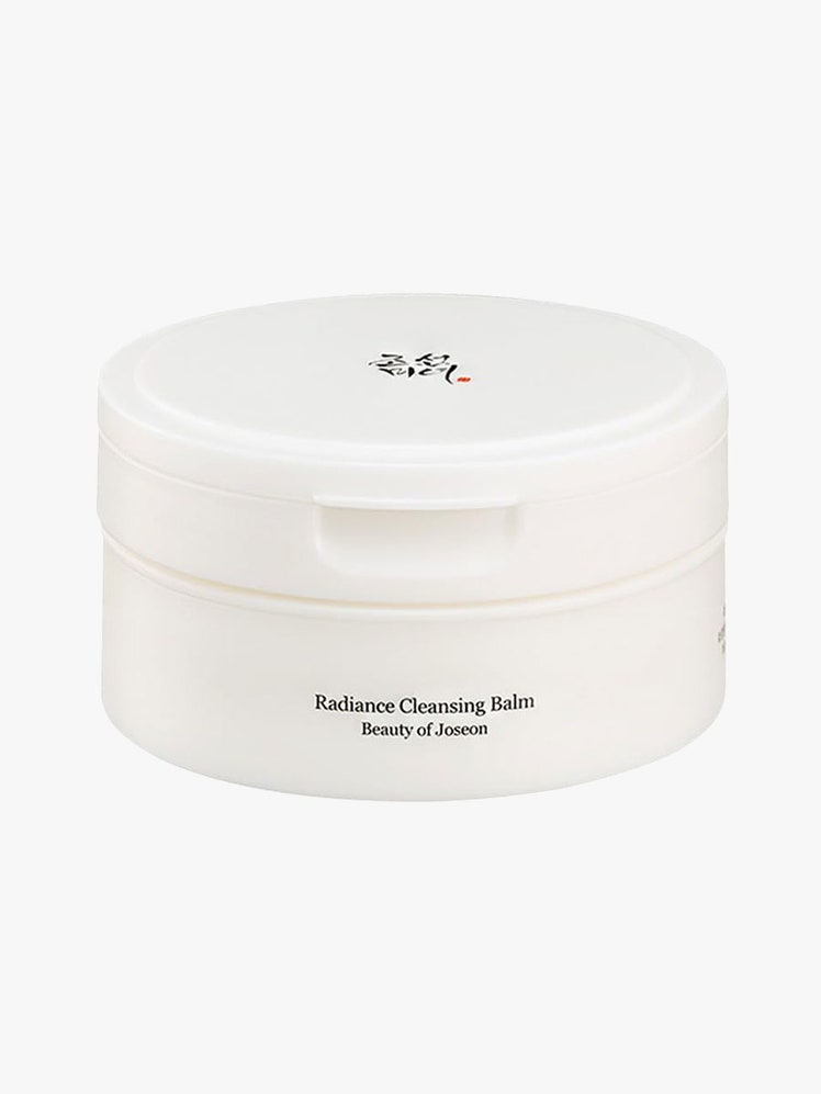 Beauty of Joseon Radiance Cleansing Balm white jar on light gray background