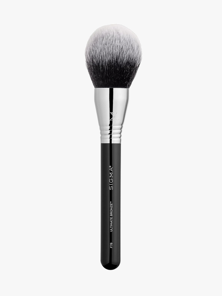 Sigma Beauty F78 Ultimate Bronze with black handle on light gray background