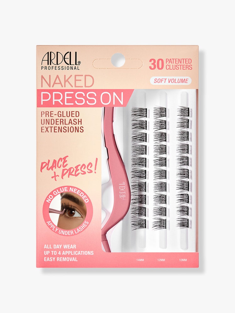Ardell Naked Press On Soft Volume box with individual lashes on light grey background